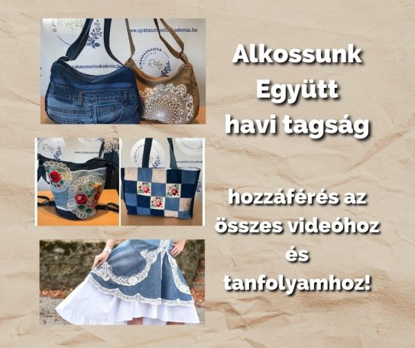 Újrahasznosító Akadémia - Alkossunk együtt - HAVI ELŐFIZETÉS