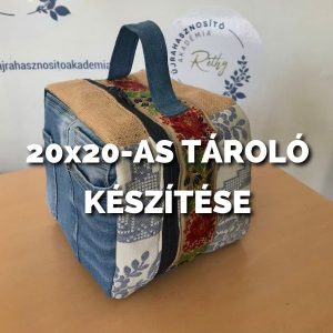 20×20-as tároló készítése