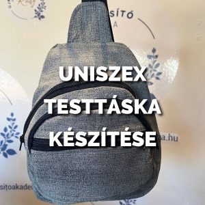 Uniszex testtáska készítése